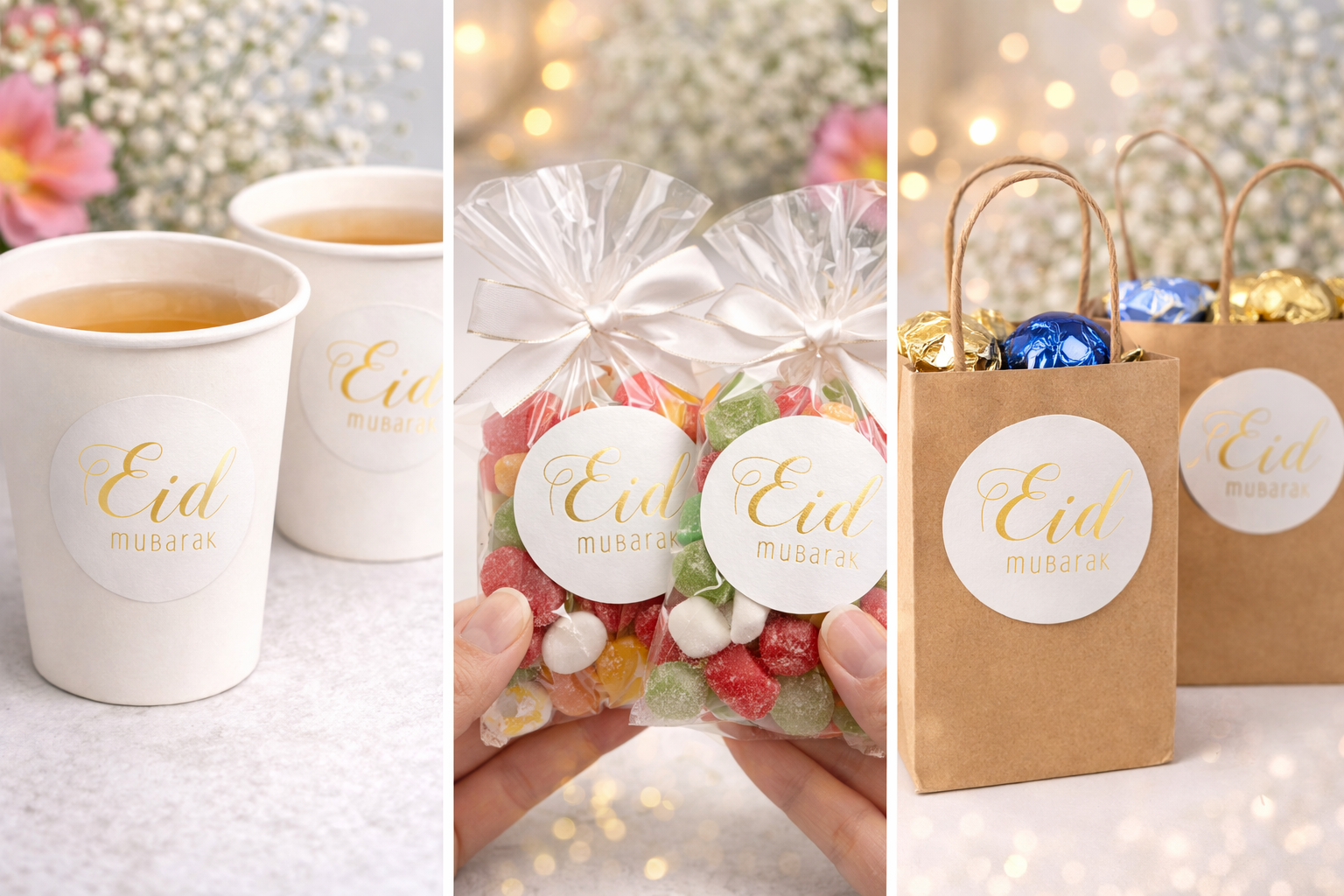 Eid Mubarak Stickers (50 pack) The Pathway